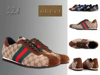 homme gucci cuir shoes classic brown